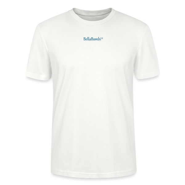 Bio-Baumwoll T-Shirt "massage to GO GO GO" - Weiß